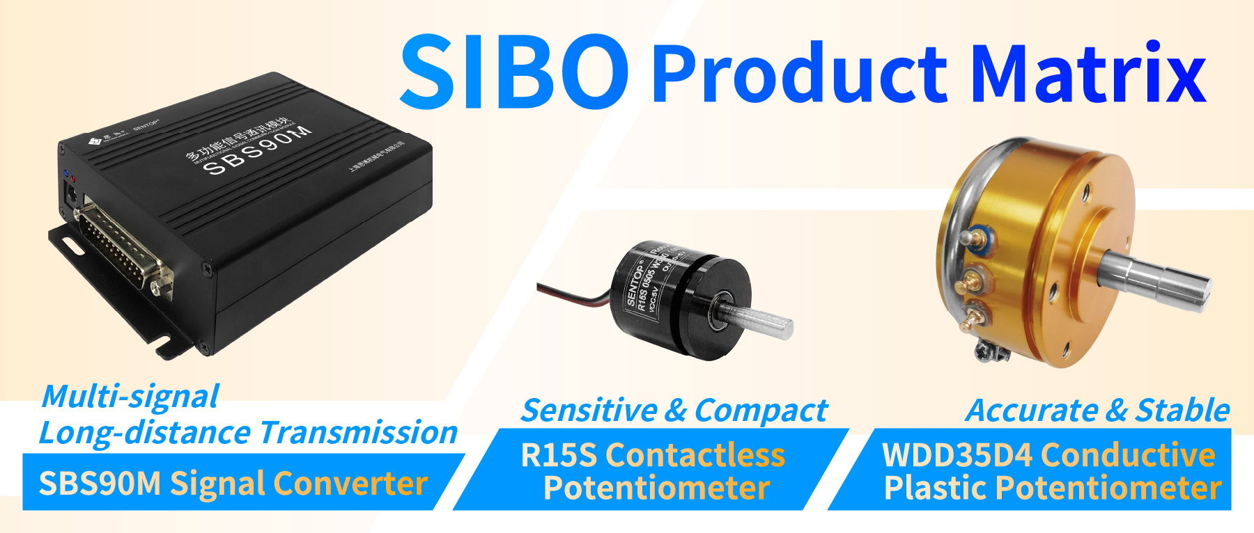 SIBO product matrix，achieving a systematic application effect of "1+1+1 > 3".