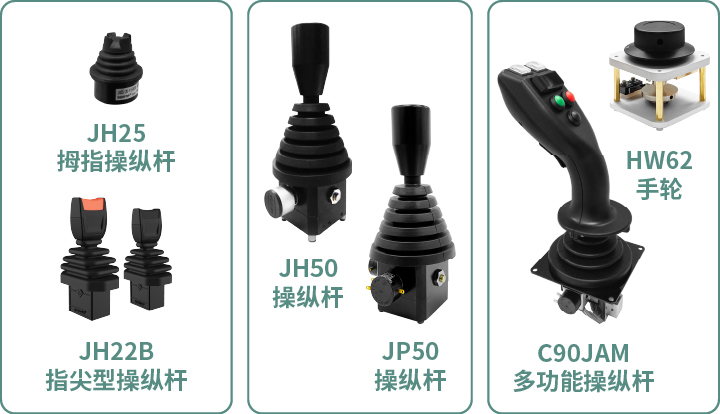 工程机械核心部件选型指南：从电位器、编码器、操纵杆到信号转换一网打尽！(图5)